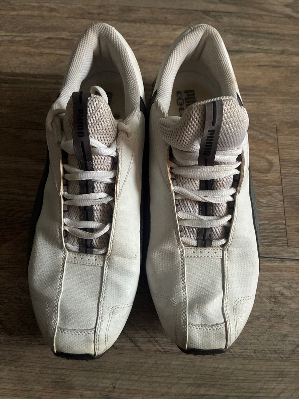 Puma Men’s White Low-Profile Sneakers